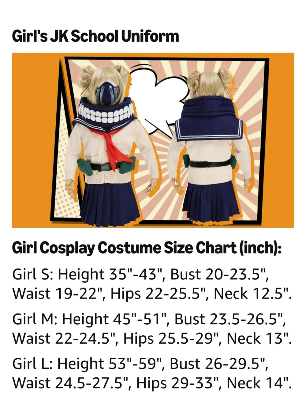 miccostumes Girl's Costume student Cosplay